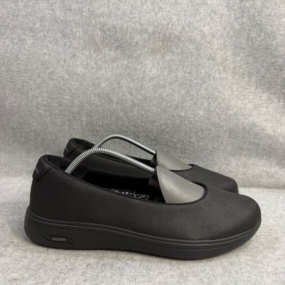 Skechers Shoes Women Size 9 Black Slip On Arch Fit Comfort Casual Sneaker 138901 - Picture 4 of 10